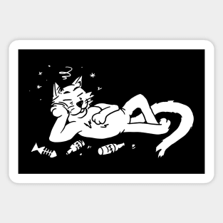 Lazy Cat Sticker